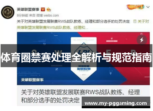体育圈禁赛处理全解析与规范指南