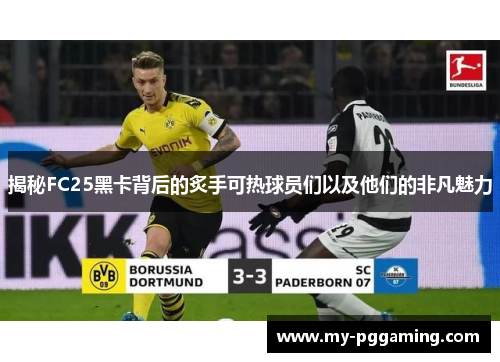 揭秘FC25黑卡背后的炙手可热球员们以及他们的非凡魅力